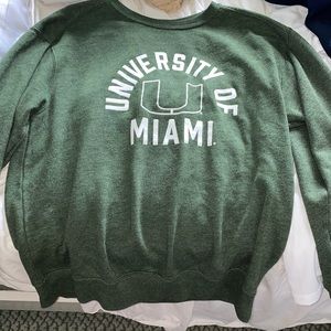 University of Miami crewneck